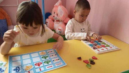 "Астана" бөбекжай - бақшасының педагог-психологі Н.С. Джетибаева түзету- дамыту жұмыстарын қажет ететін балалармен жеке жұмыс жүргізді